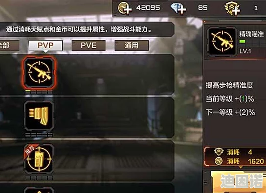 CF手游深度解析：PVP天赋精准瞄准升级全数据图鉴与攻略